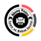 renkli modern toner yazıcı dolum merkezi logo